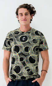 Playera Hombre Clasica vibraciones