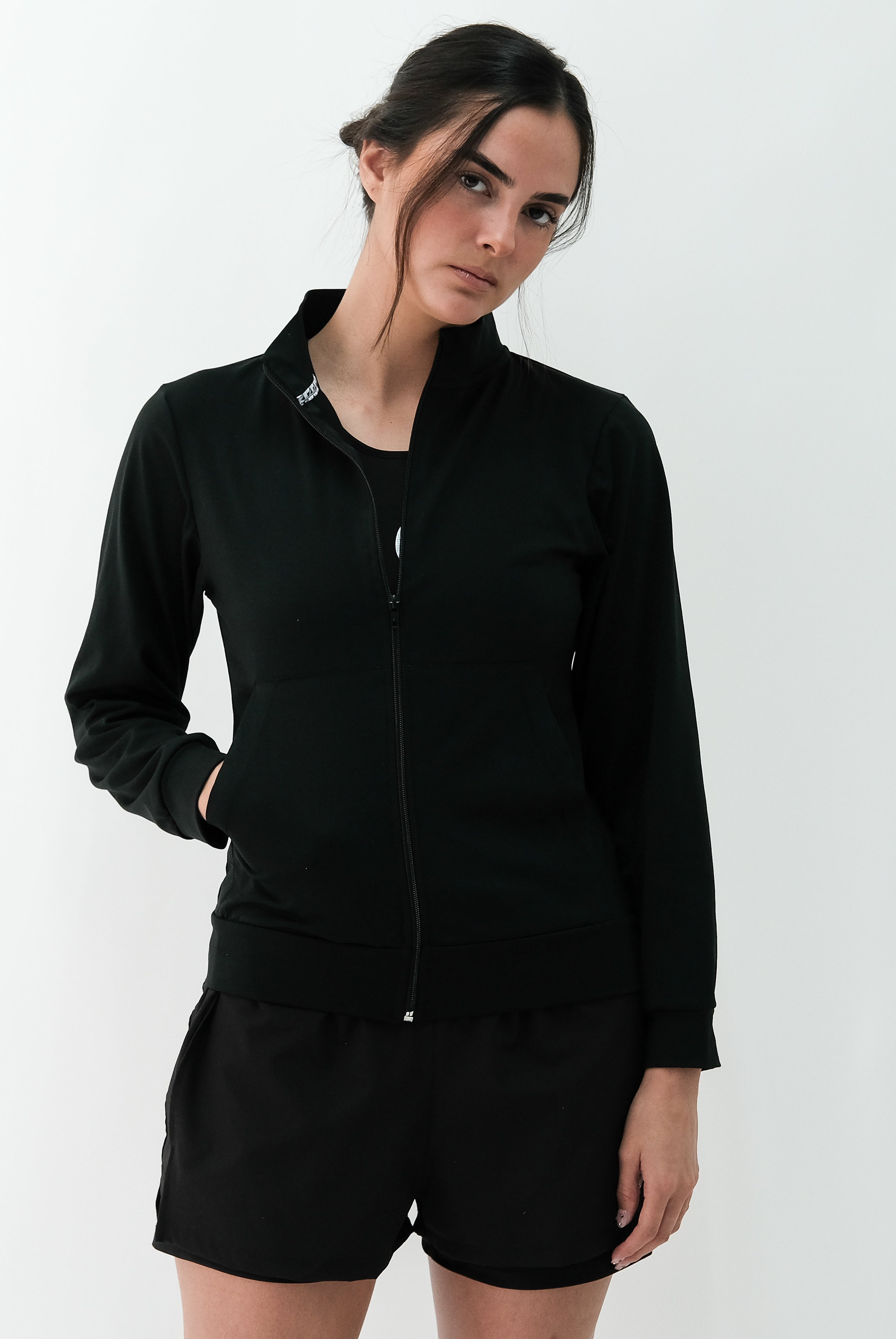 Chamarra Mujer Neck Negra