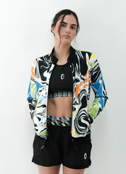 Chamarra Mujer Neck Proyecciones Colores