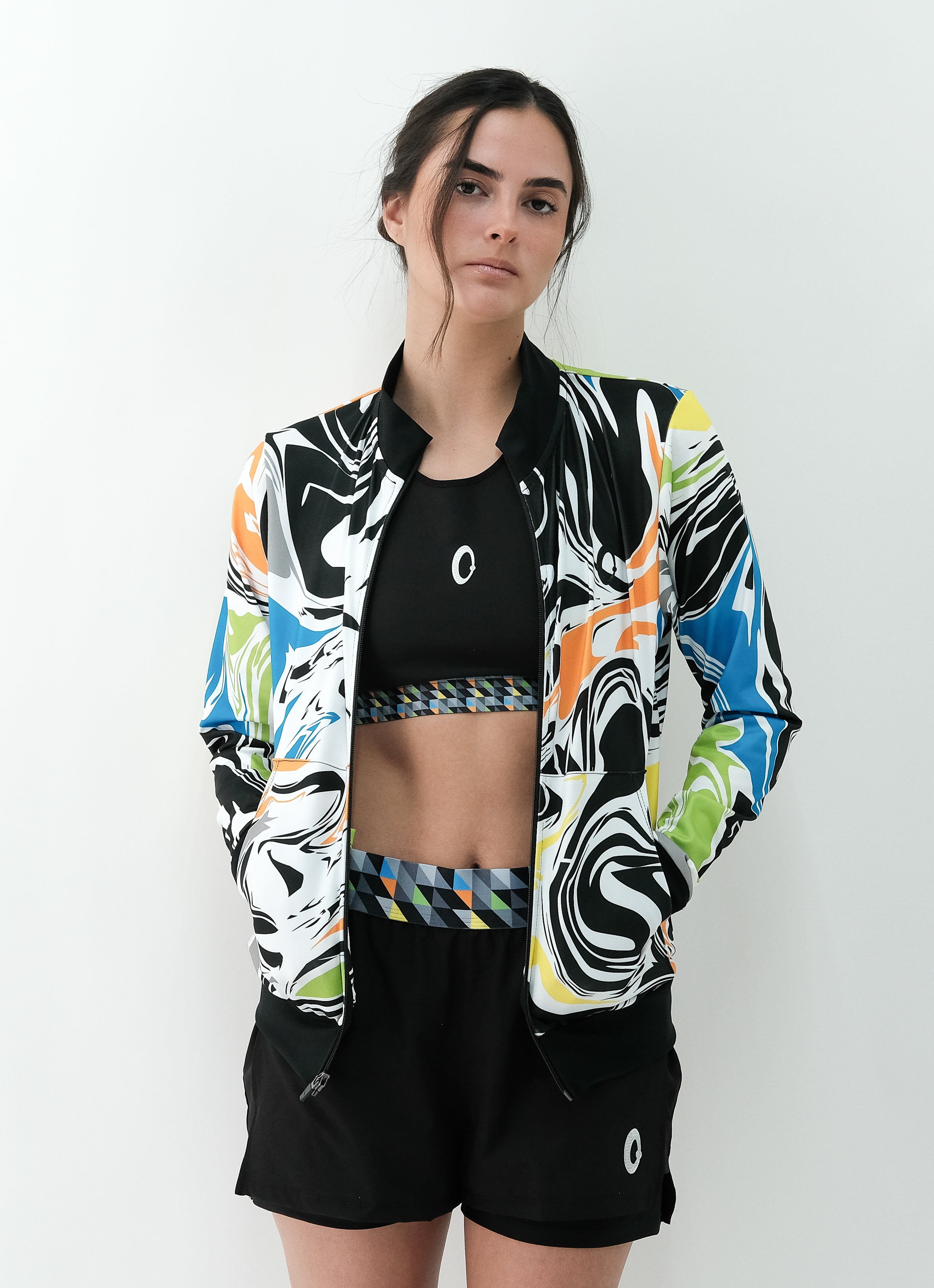 Chamarra Mujer Neck Proyecciones Colores