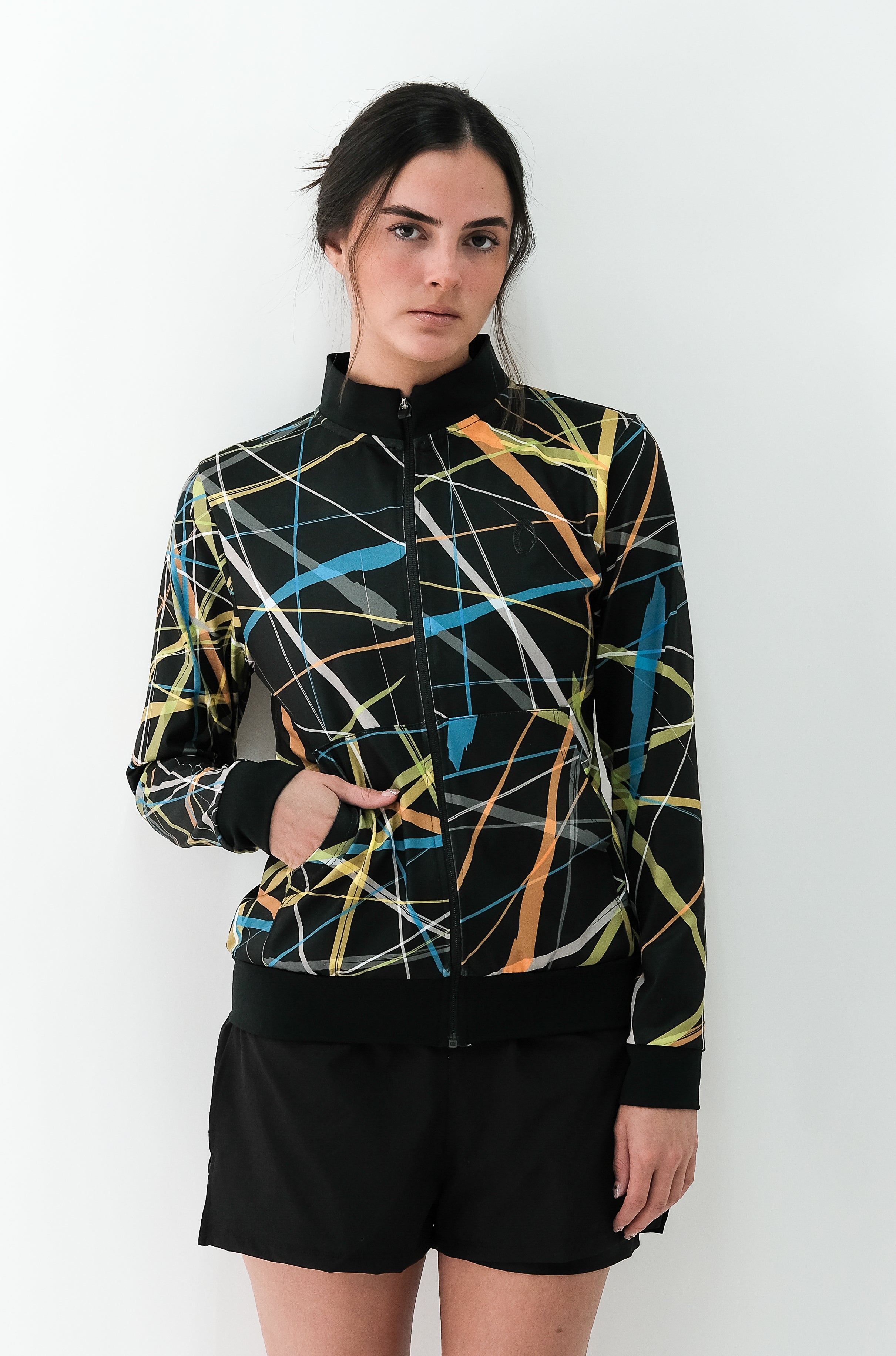 Chamarra Mujer Neck Rayos de Luz