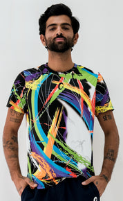 Playera Hombre Clasica explosion cosmica 2