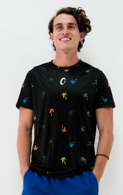 Playera Hombre Clasica Palmeras