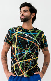 Playera Hombre Clasica Rayos de Luz