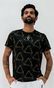 Playera Hombre Clasica Energia Triangulos