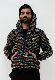 Chamarra con gorro hombre live your dream