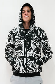 Chamarra con gorro hombre proyecciones