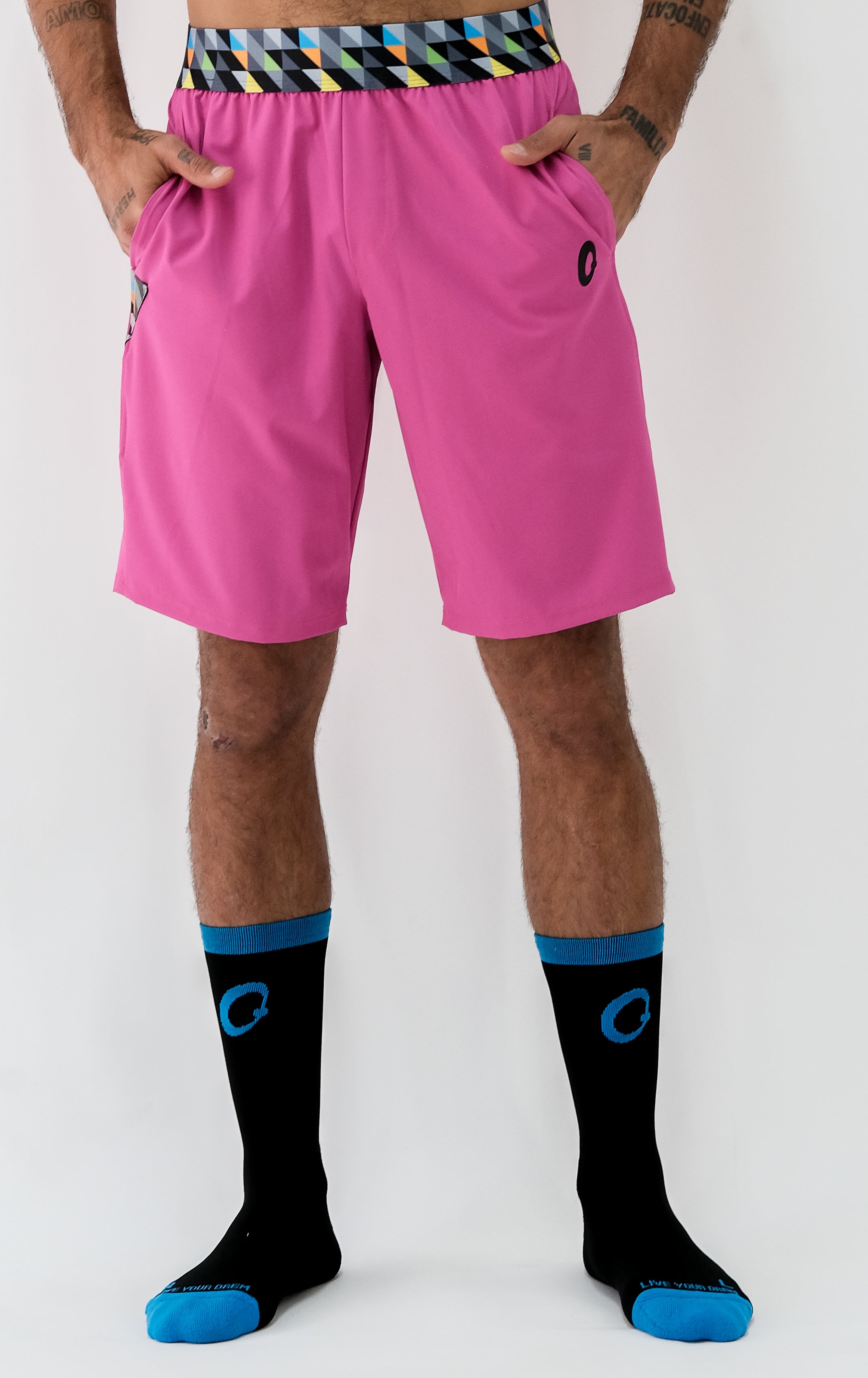 bermuda hombre magenta reciclado