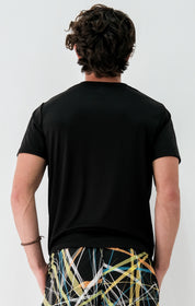 Playera Hombre Clasica espiral triangular estrella