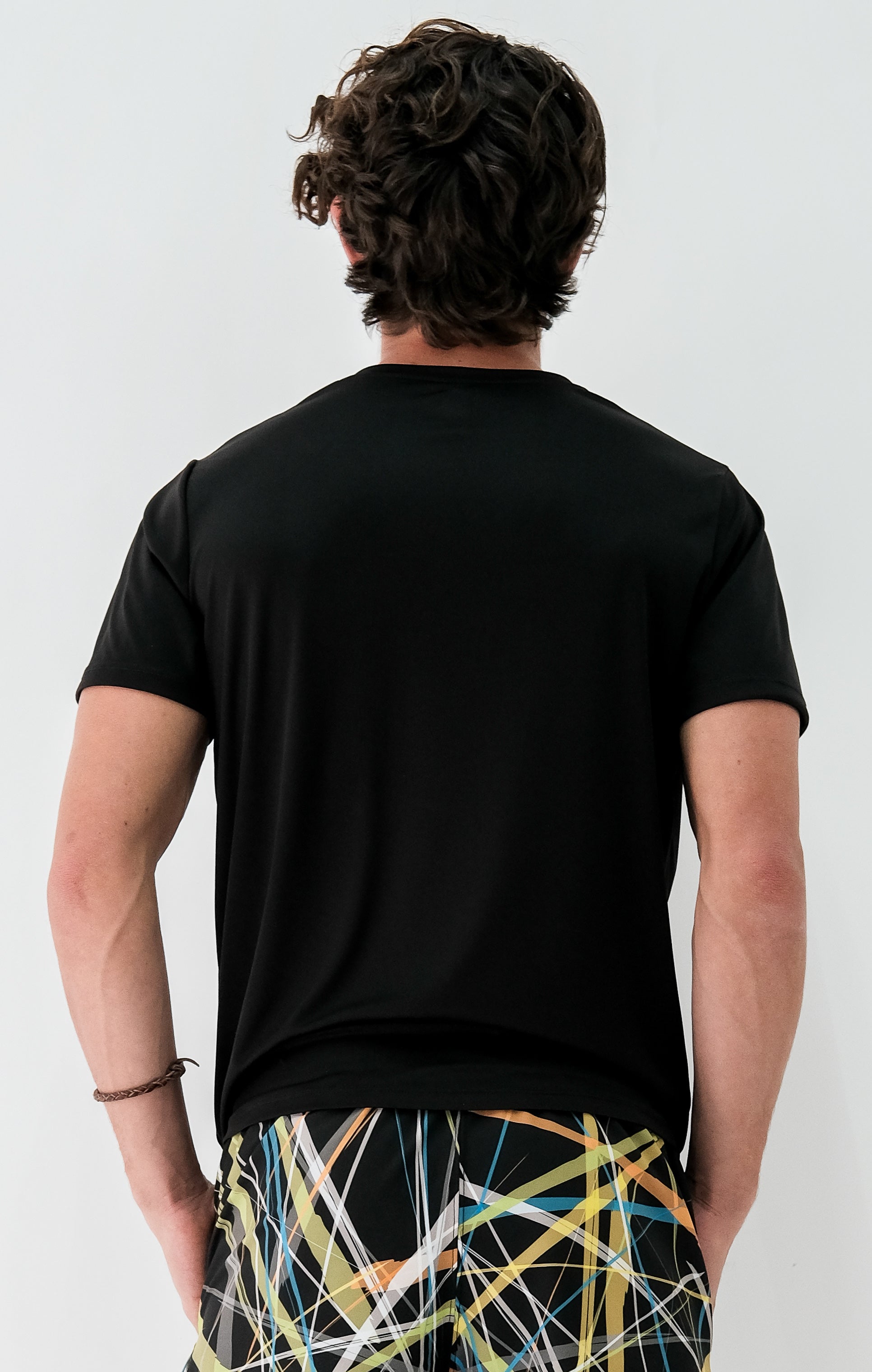 Playera Hombre Clasica espiral triangular estrella