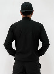 Chamarra Bomber Hombre Negra