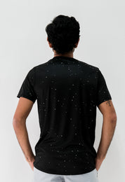 Playera Hombre Clasica Hoyo Negro