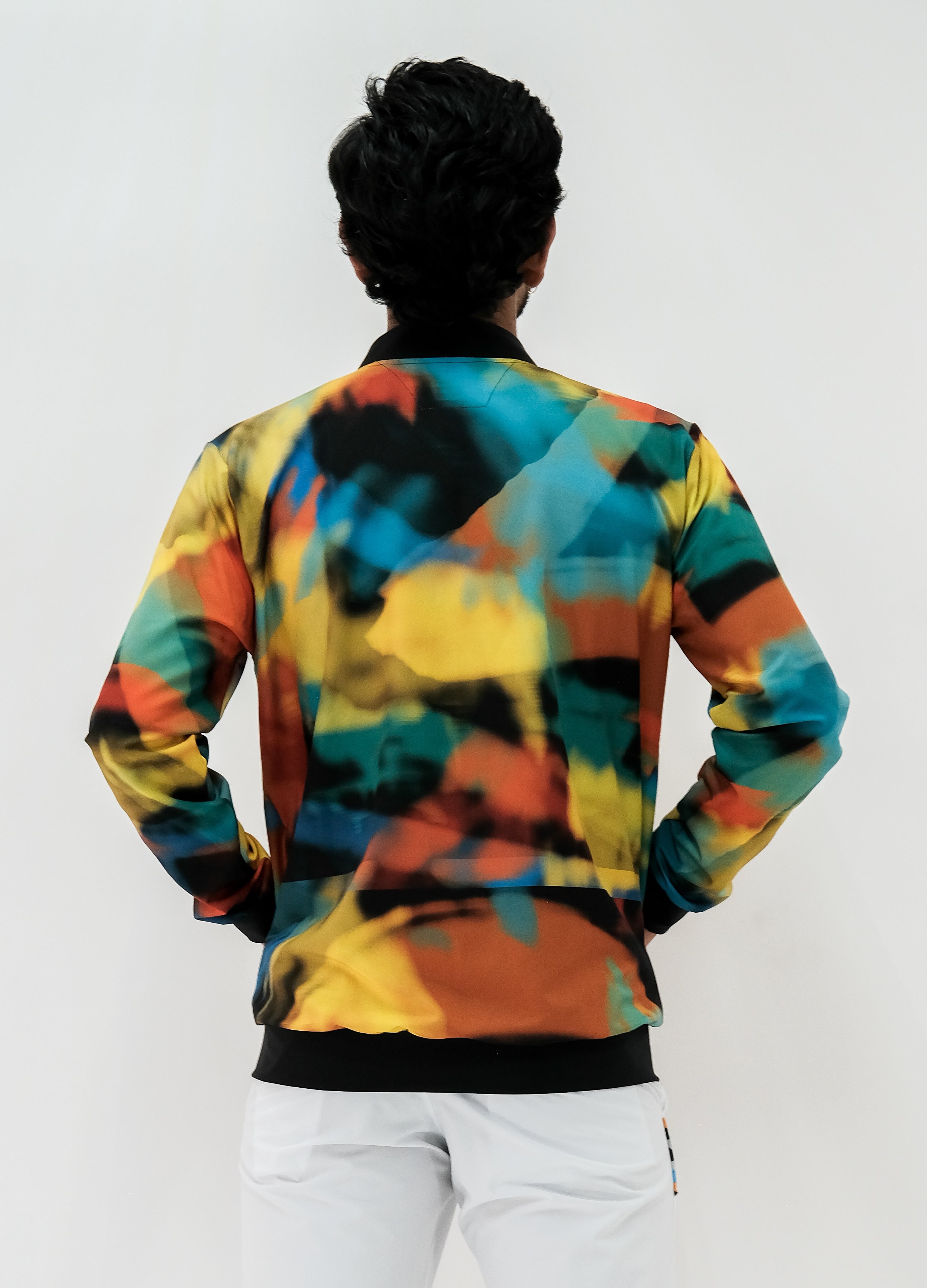 Chamarra Bomber Hombre Explosión Cósmica 1