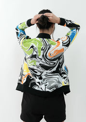 Chamarra Mujer Neck Proyecciones Colores