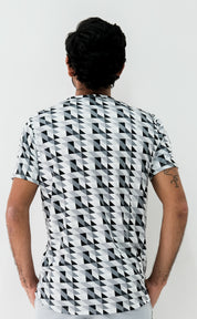 Playera Hombre Clasica Triangulos