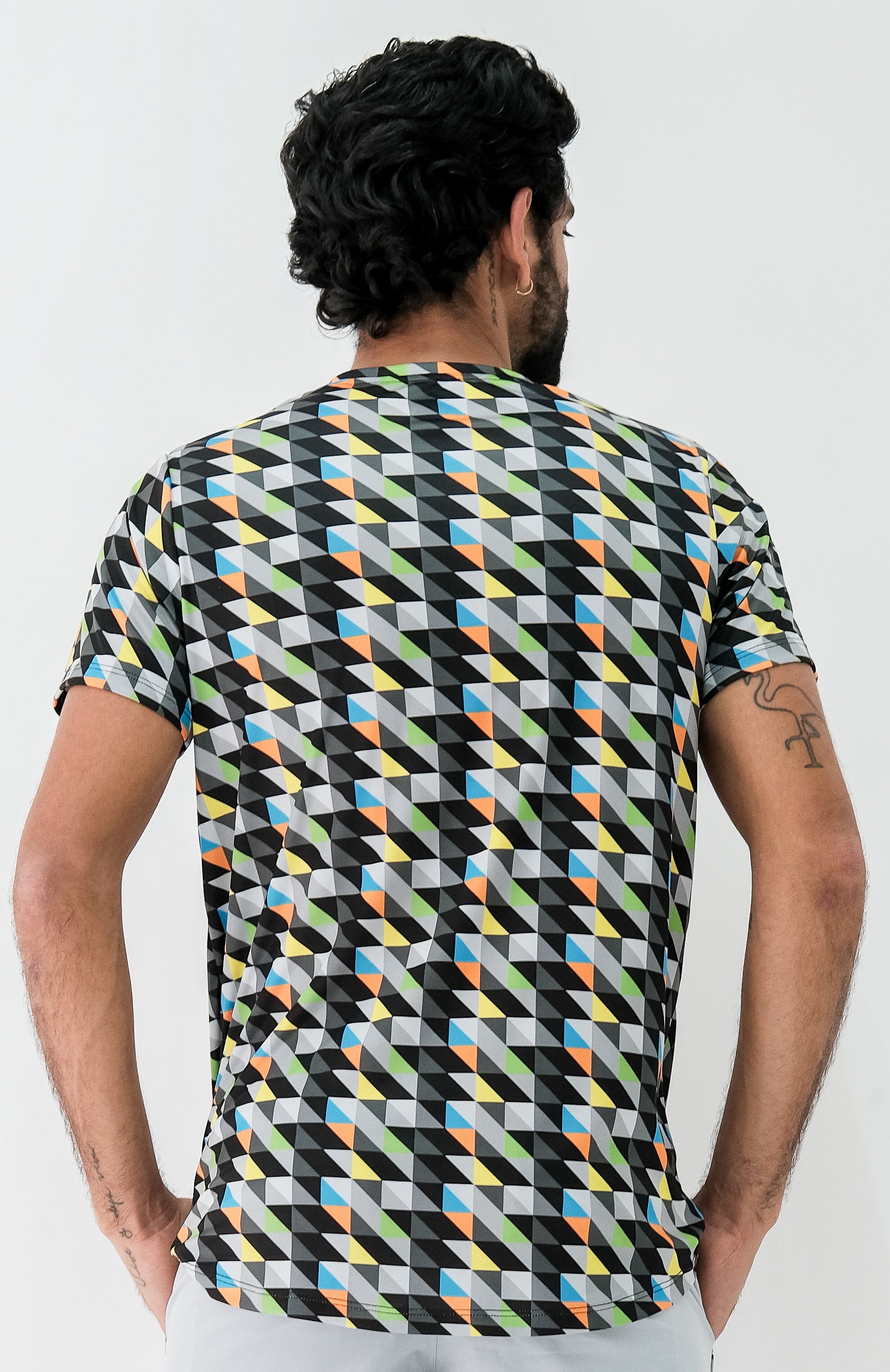 Playera Hombre Clasica Triangulos