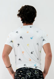 Playera Hombre Clasica palmeras