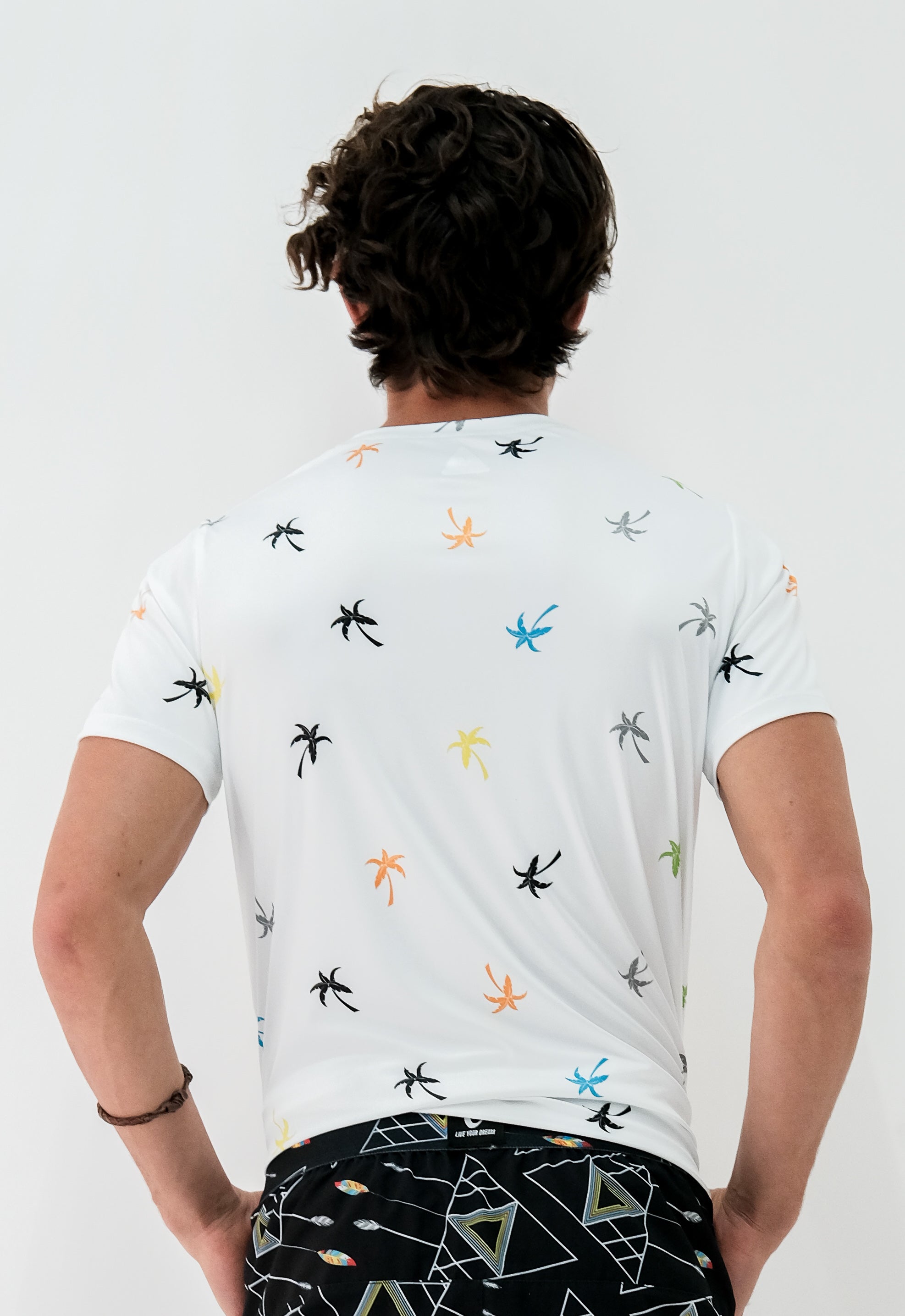 Playera Hombre Clasica palmeras