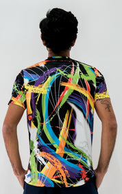 Playera Hombre Clasica explosion cosmica 2