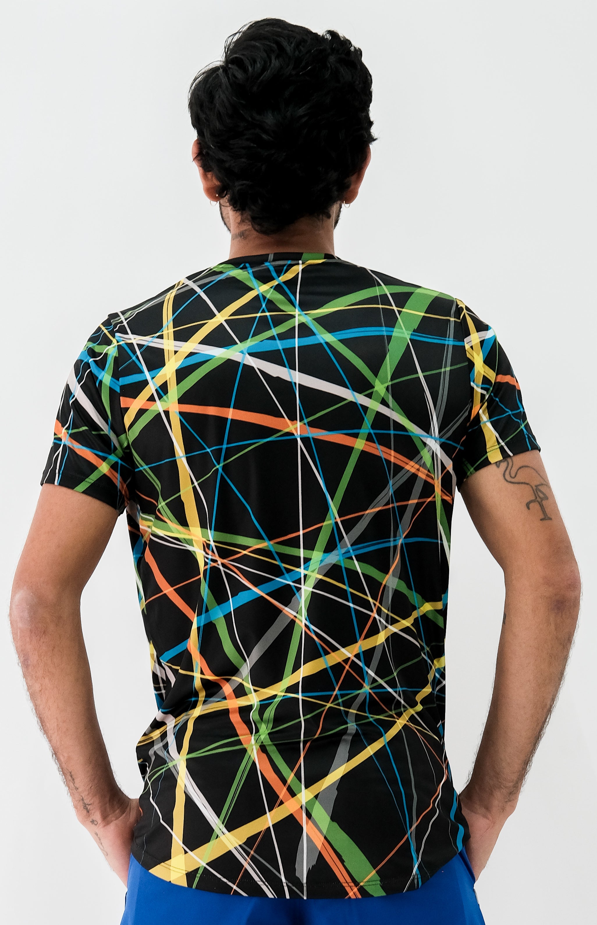 Playera Hombre Clasica Rayos de Luz