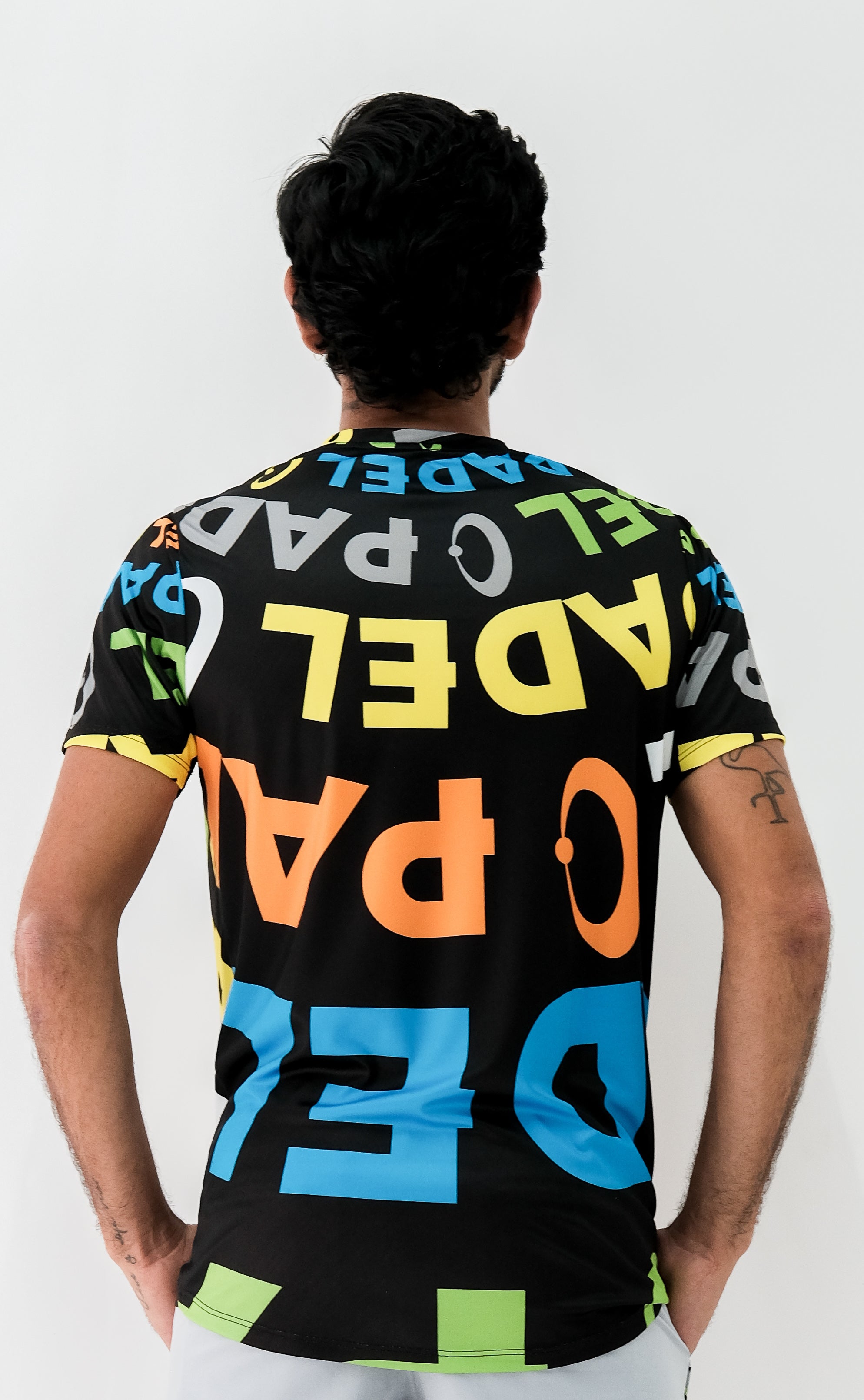 Playera Hombre Clasica Padel Circular