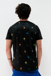 Playera Hombre Clasica Palmeras