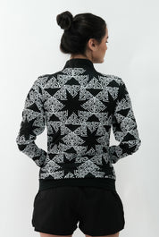 Chamarra Mujer Neck Espiral Triangular Mandala