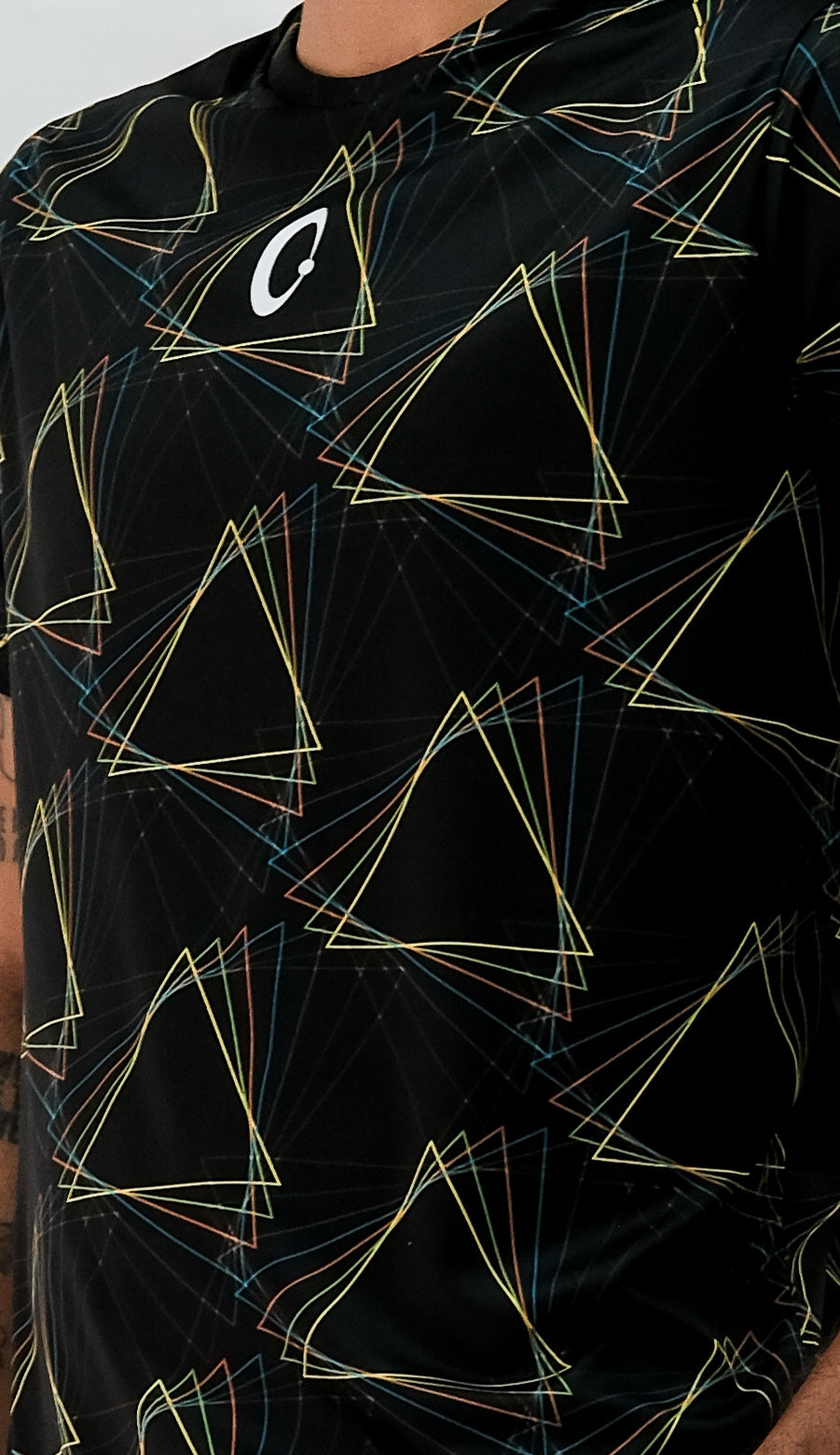 Playera Hombre Clasica Energia Triangulos