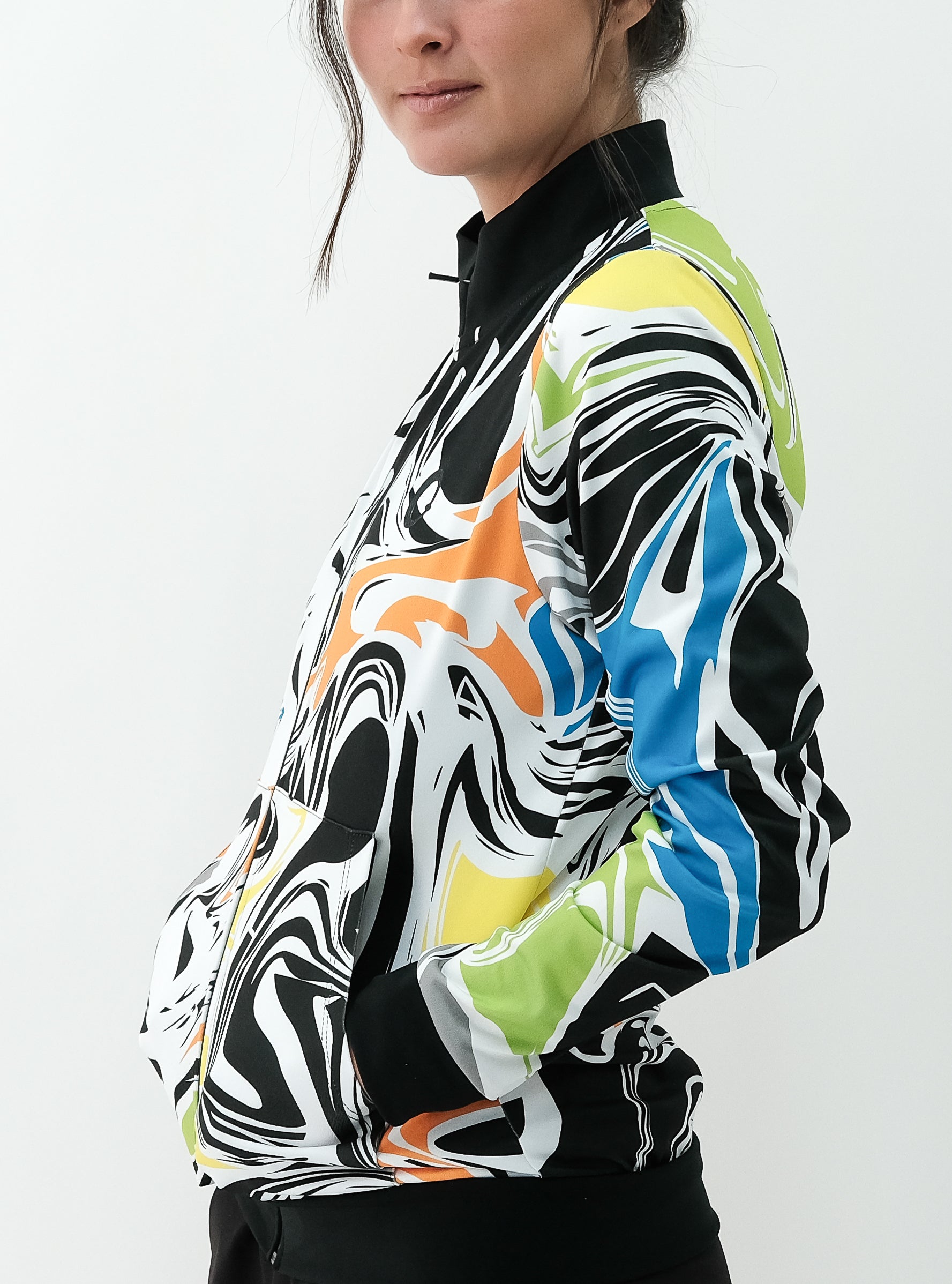 Chamarra Mujer Neck Proyecciones Colores