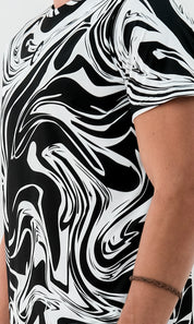 Playera Hombre Clasica proyecciones