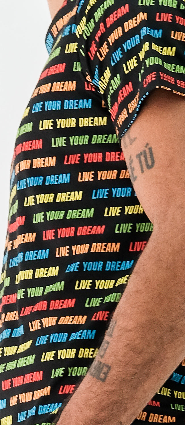 Playera Hombre Clasica Live Your dream