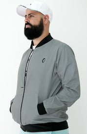 Chamarra Bomber Hombre Reflejante