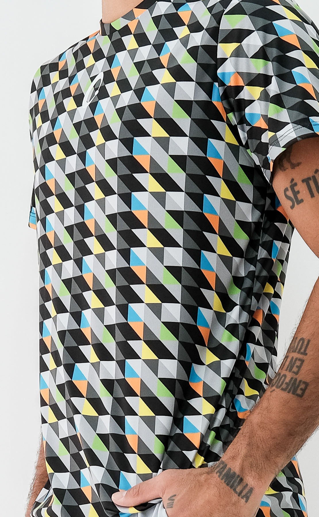 Playera Hombre Clasica Triangulos