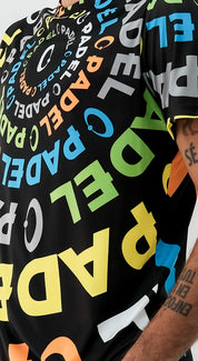 Playera Hombre Clasica Padel Circular