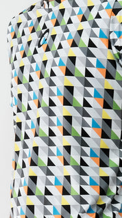 Playera Hombre Clasica Triangulos