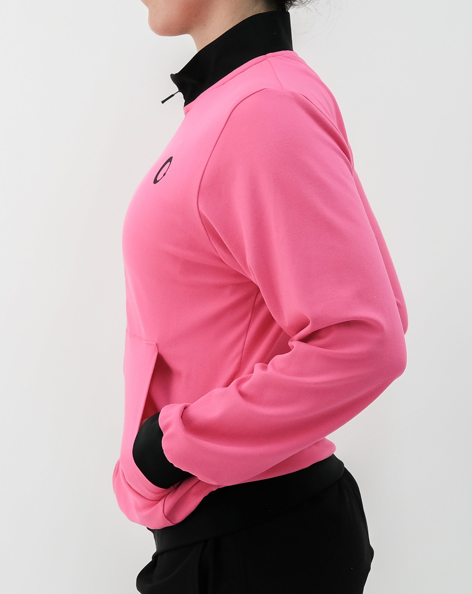 Chamarra Mujer Neck Rosa Fosfo