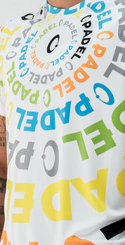 Playera Hombre Clasica Padel Circular