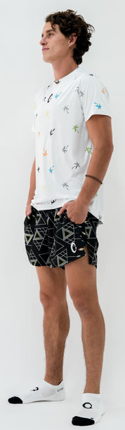 Playera Hombre Clasica palmeras