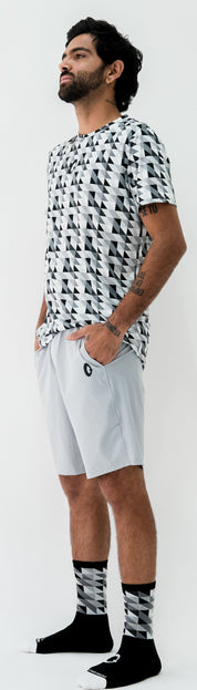 Playera Hombre Clasica Triangulos