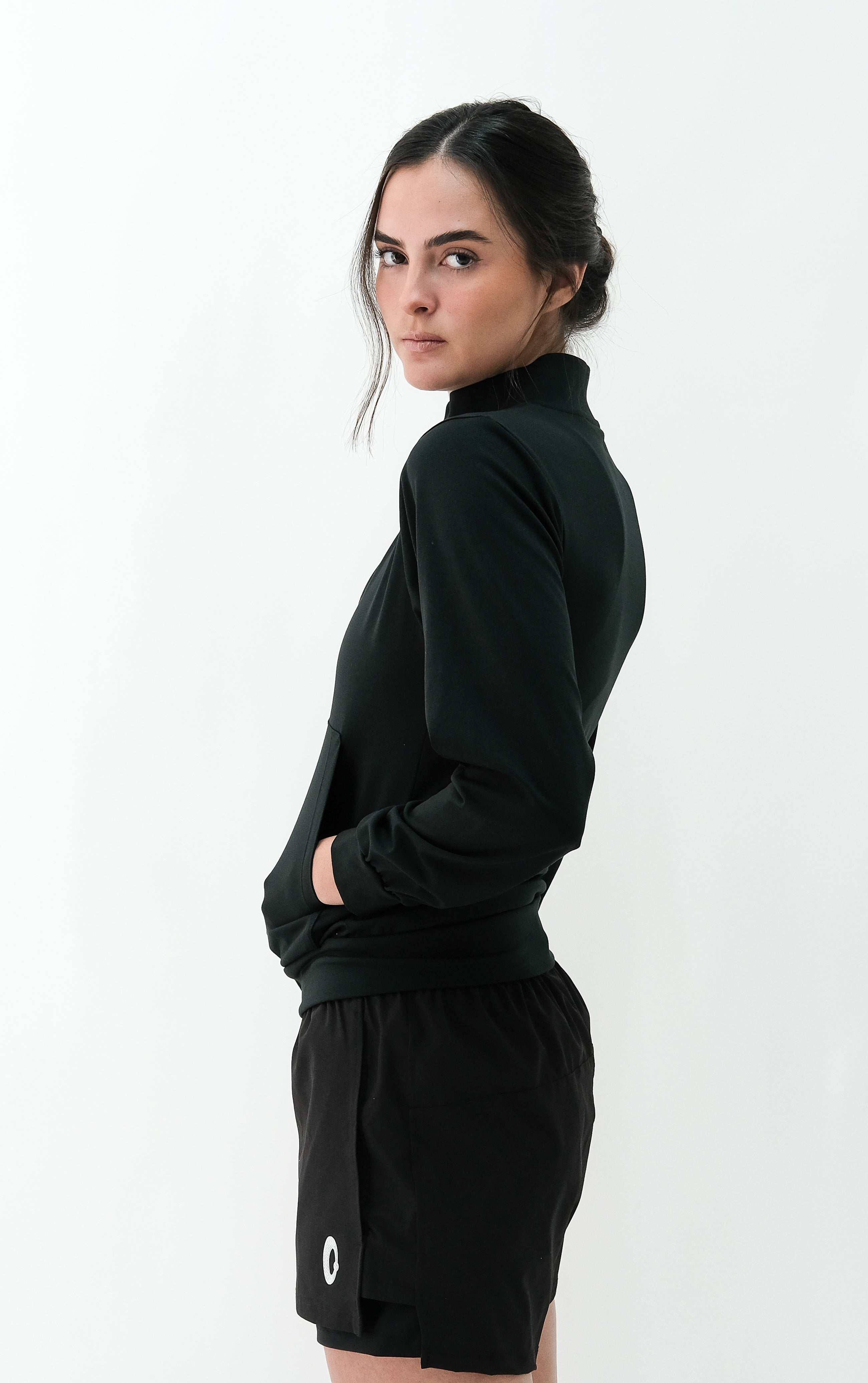 Chamarra Mujer Neck Negra