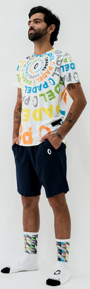 Playera Hombre Clasica Padel Circular