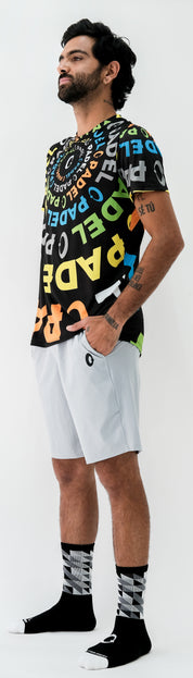 Playera Hombre Clasica Padel Circular