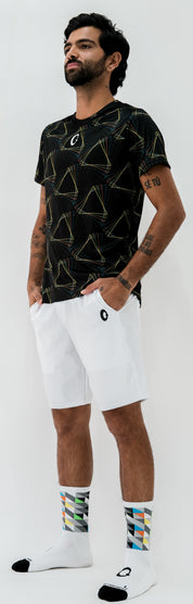 Playera Hombre Clasica Energia Triangulos