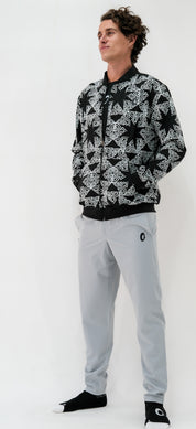 Chamarra Bomber Hombre Triangulos Espiral Mandala