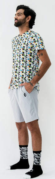 Playera Hombre Clasica Triangulos