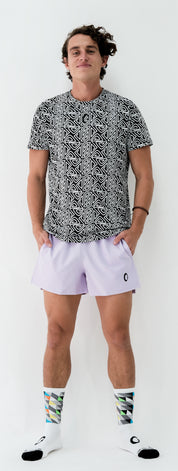 Playera Hombre Clasica Triangulos Espiral