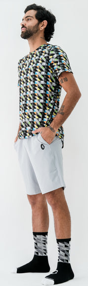 Playera Hombre Clasica Triangulos