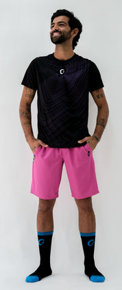 bermuda hombre magenta reciclado