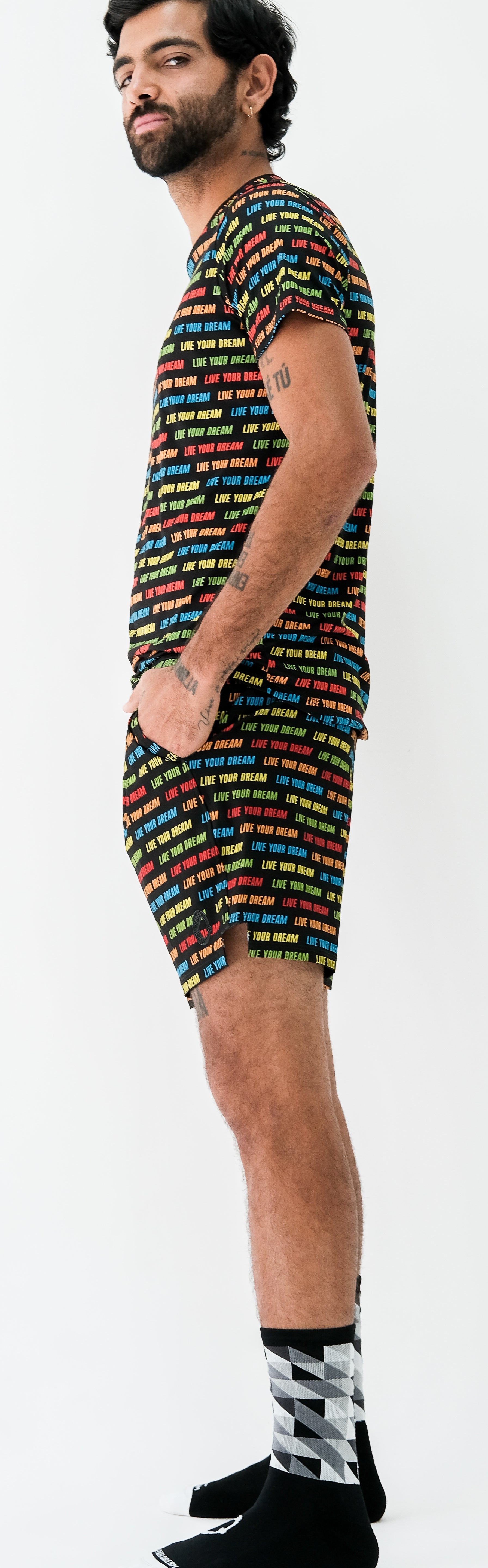 Playera Hombre Clasica Live Your dream