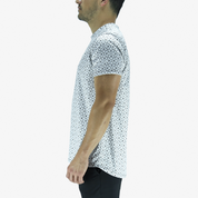 Playera Hombre Corte Clásico - Dualidad Blanca Reciclada